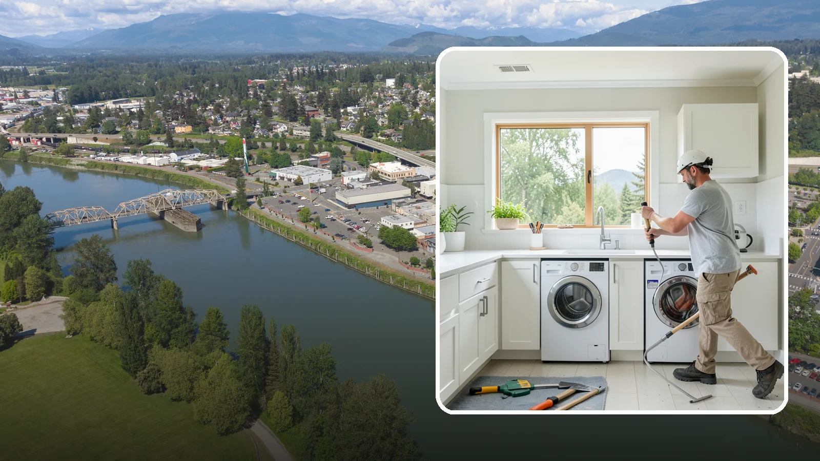 Laundry Room Remodeling in Mount Vernon, Skagit County, WA - We remodel tired Puget Sound laundry rooms into bright, efficient spaces built to handle the region's constant moisture.