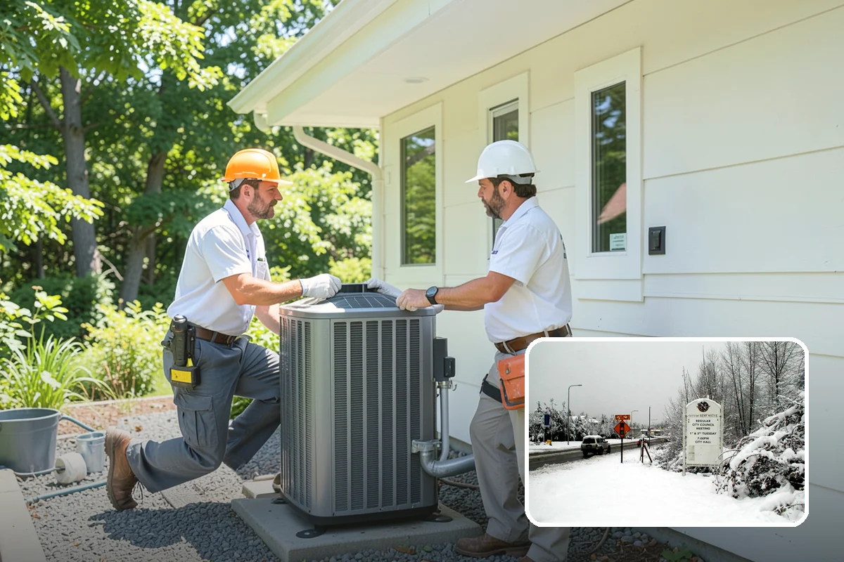 Laundry Room Remodeling in Newcastle, King County, WA - Ventilation and vapor control that fight PNW mold and mildew