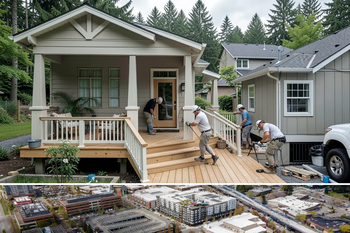 Laundry Room Remodeling in Redmond, King County, WA - Late fall through winter is an ideal time to remodel an interior laundry room since the work stays dry indoors while PNW rain...