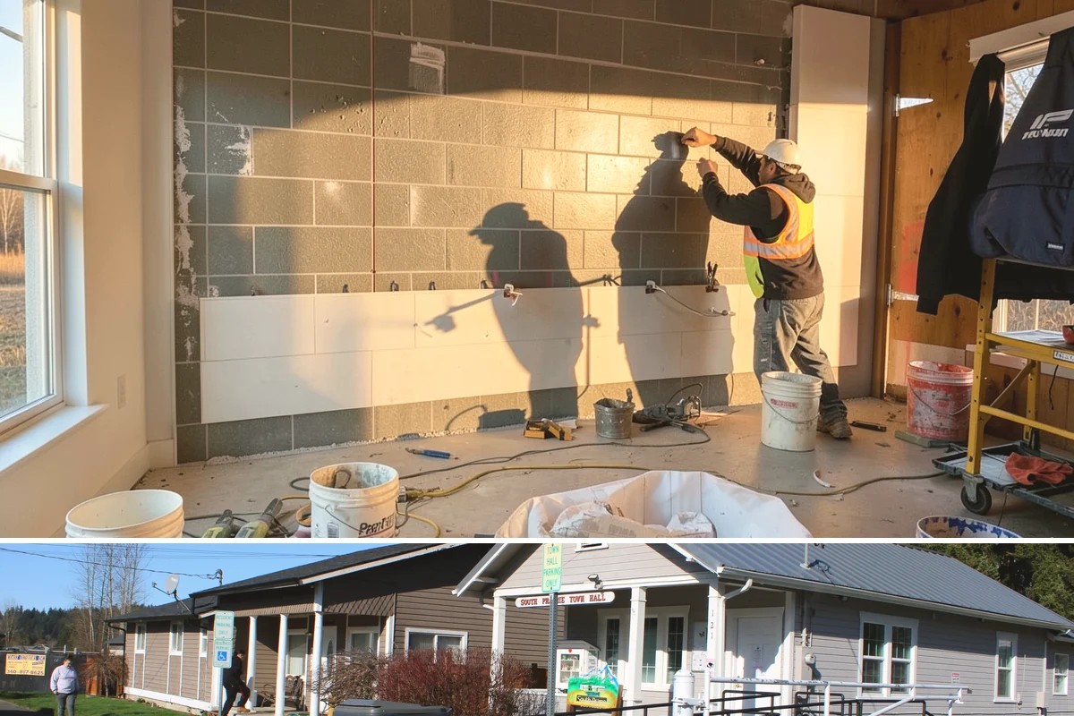 Laundry Room Remodeling in South Prairie, Pierce County, WA - Late fall through winter is an ideal time to remodel an interior laundry room since the work stays dry indoors while PNW rain...