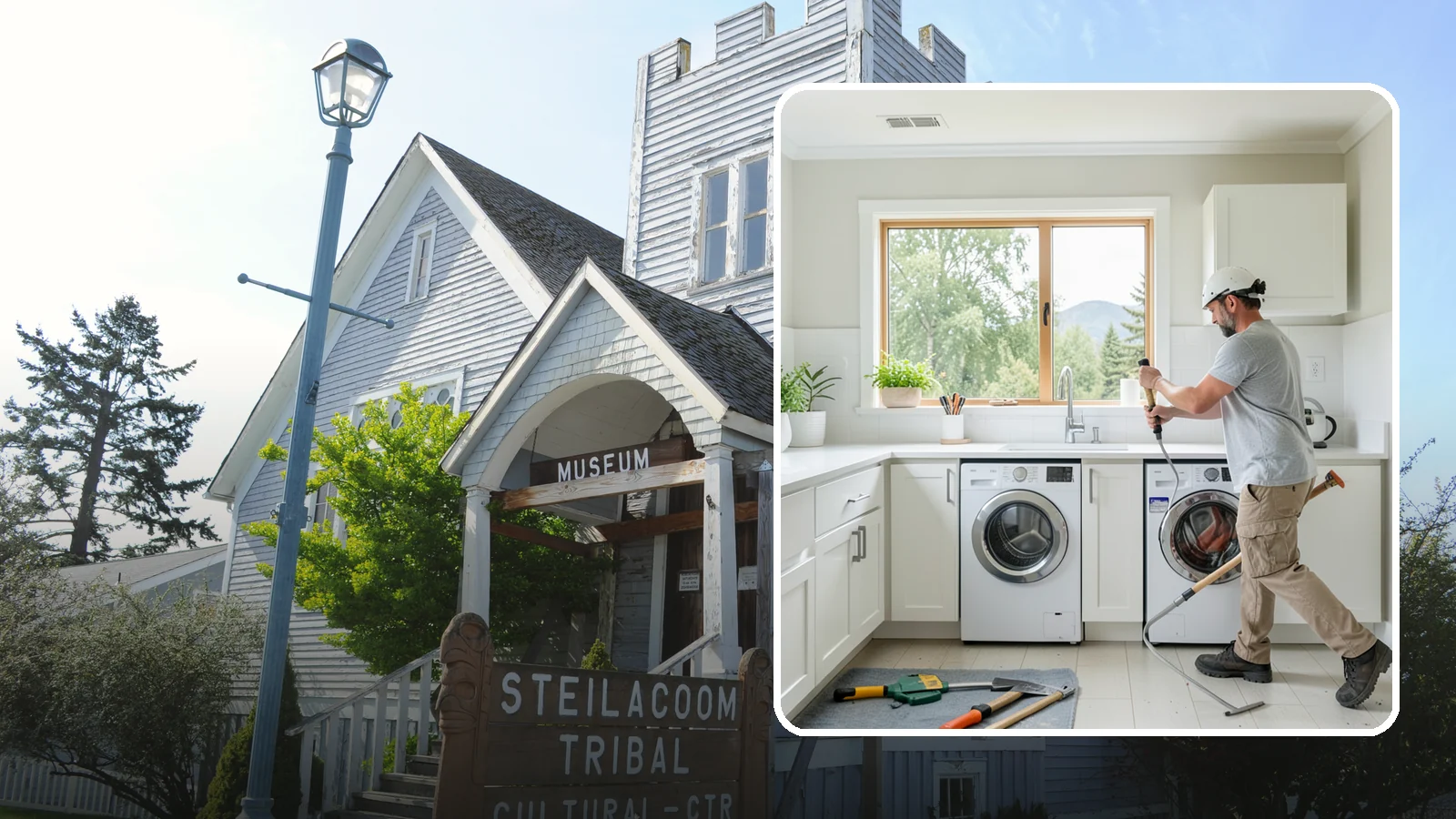 Laundry Room Remodeling in Steilacoom, Pierce County, WA - We remodel tired Puget Sound laundry rooms into bright, efficient spaces built to handle the region's constant moisture.