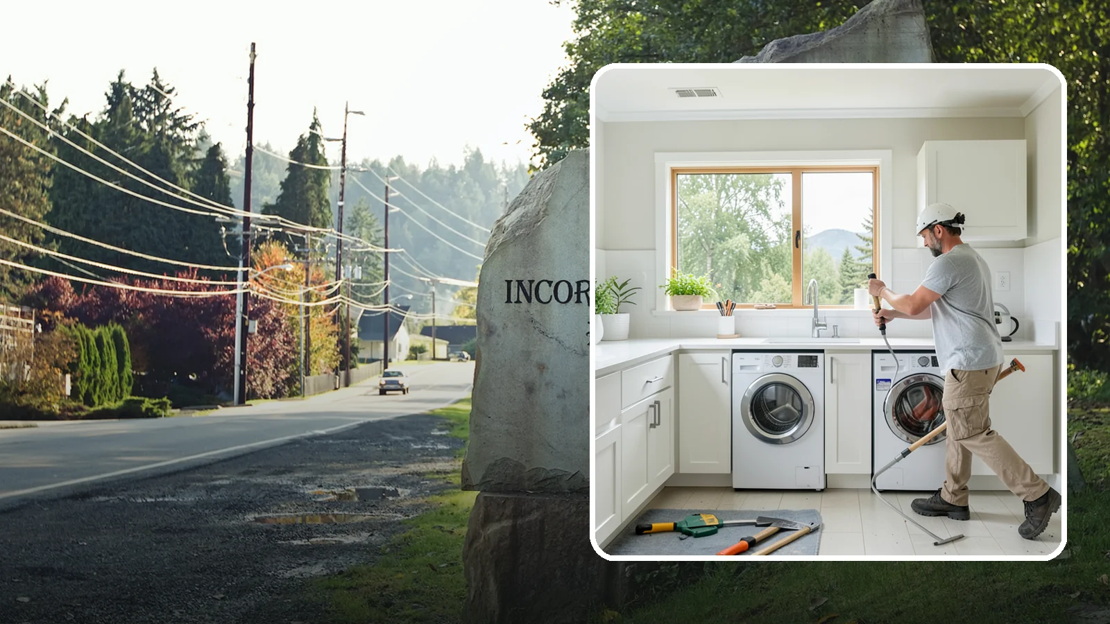 Laundry Room Remodeling in Wilkeson, Pierce County, WA - We remodel tired Puget Sound laundry rooms into bright, efficient spaces built to handle the region's constant moisture.