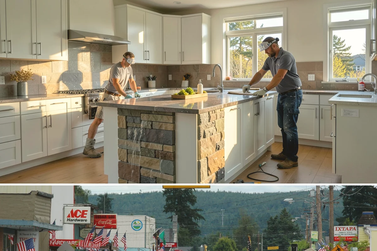 Laundry Sink Installation in Carnation, King County, WA - Any season works for this interior installation, though pairing it with a broader laundry remodel during the rainy months...