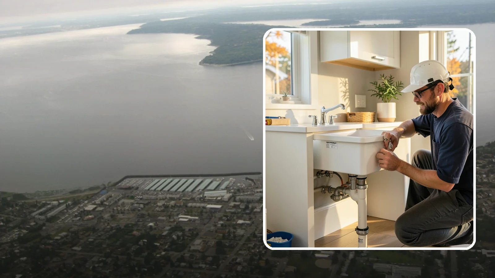 Laundry Sink Installation in Des Moines, King County, WA - We install durable laundry sinks with proper drainage and supply lines built to WA plumbing code.