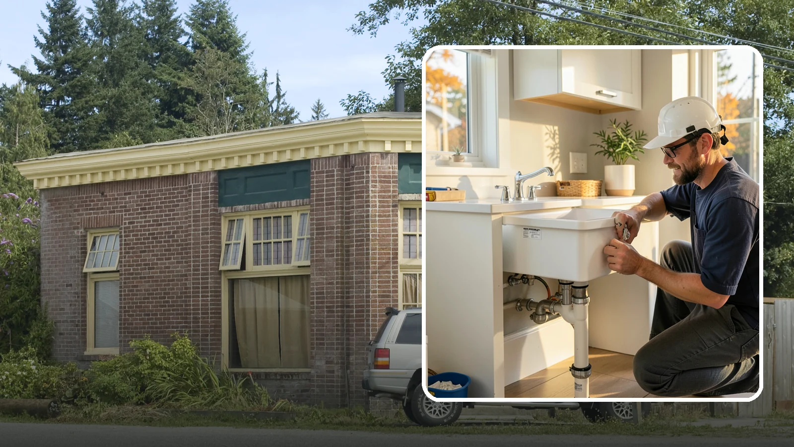 Laundry Sink Installation in Hamilton, Skagit County, WA - We install durable laundry sinks with proper drainage and supply lines built to WA plumbing code.