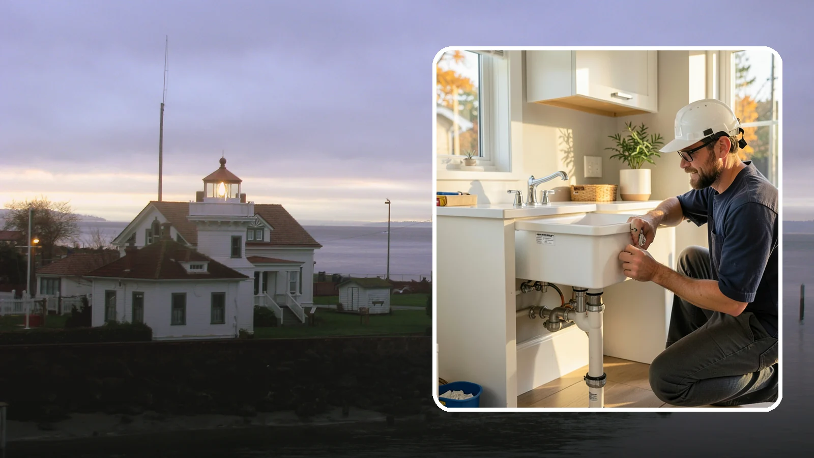 Laundry Sink Installation in Mukilteo, Snohomish County, WA - We install durable laundry sinks with proper drainage and supply lines built to WA plumbing code.