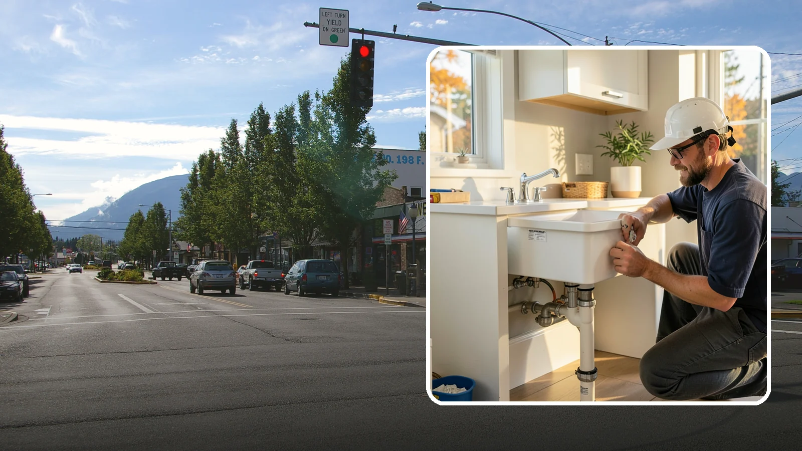 Laundry Sink Installation in North Bend, King County, WA - We install durable laundry sinks with proper drainage and supply lines built to WA plumbing code.