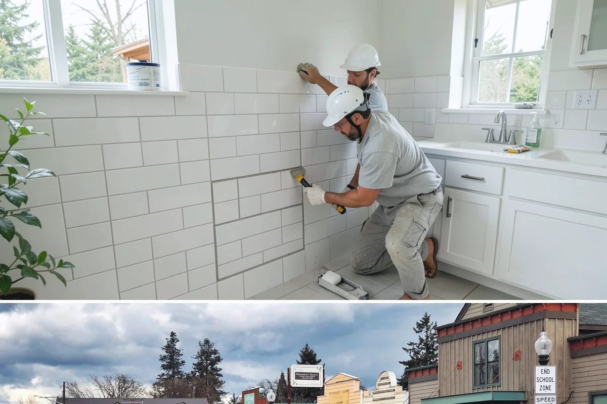 Laundry Sink Installation in Roy, Pierce County, WA - Any season works for this interior installation, though pairing it with a broader laundry remodel during the rainy months...