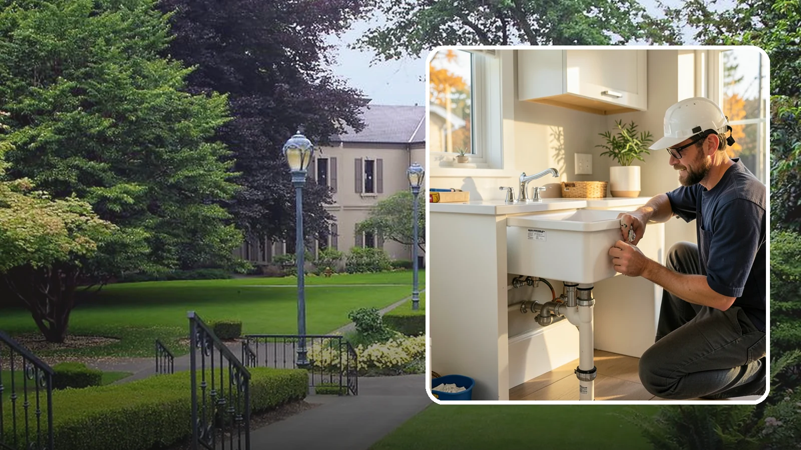Laundry Sink Installation in Woodinville, King County, WA - We install durable laundry sinks with proper drainage and supply lines built to WA plumbing code.