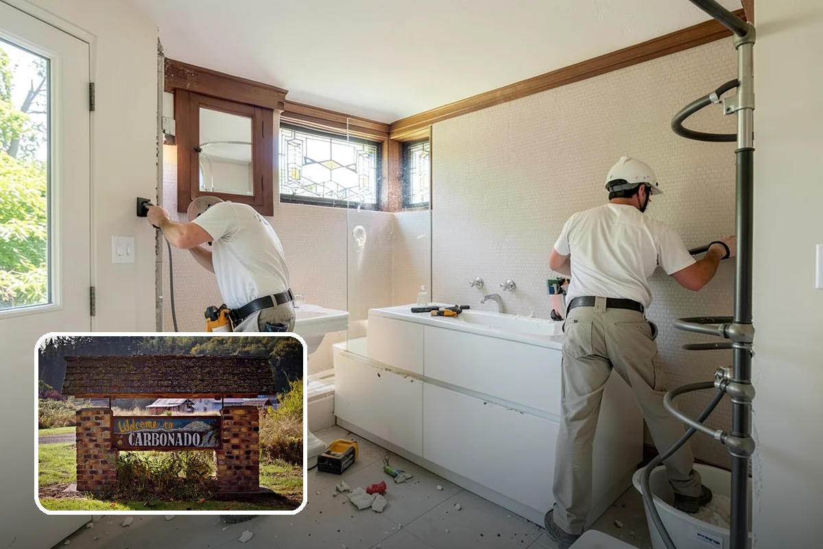 Lazy Susan Installation in Carbonado, Pierce County, WA - Full access to previously wasted corner space