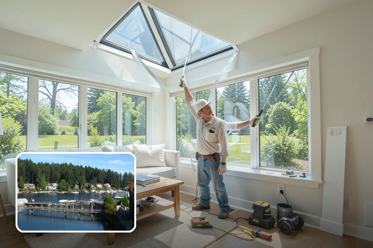 Lazy Susan Installation in Gig Harbor, Pierce County, WA - Full access to previously wasted corner space
