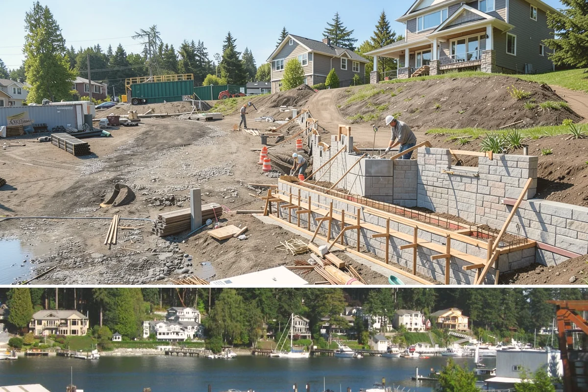 Lazy Susan Installation in Gig Harbor, Pierce County, WA - Corner storage upgrades have no seasonal constraints and can be completed in a short visit year-round.