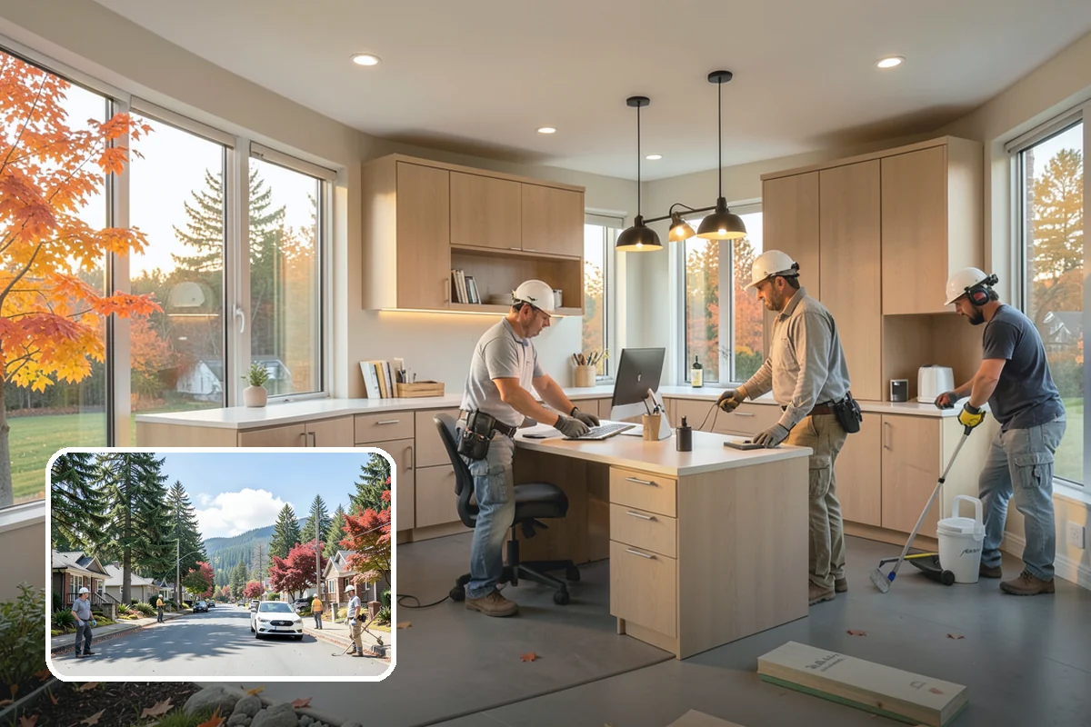 Lazy Susan Installation in Hunts Point, King County, WA - Full access to previously wasted corner space