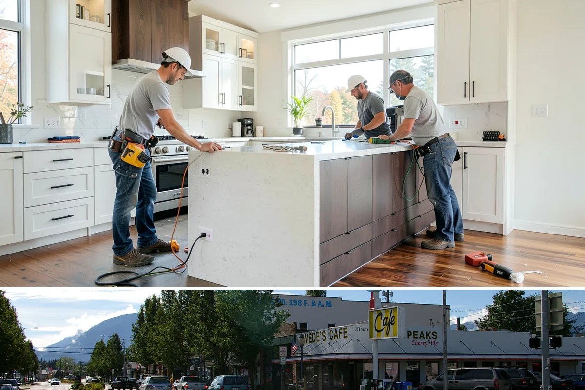 Lazy Susan Installation in North Bend, King County, WA - Corner storage upgrades have no seasonal constraints and can be completed in a short visit year-round.