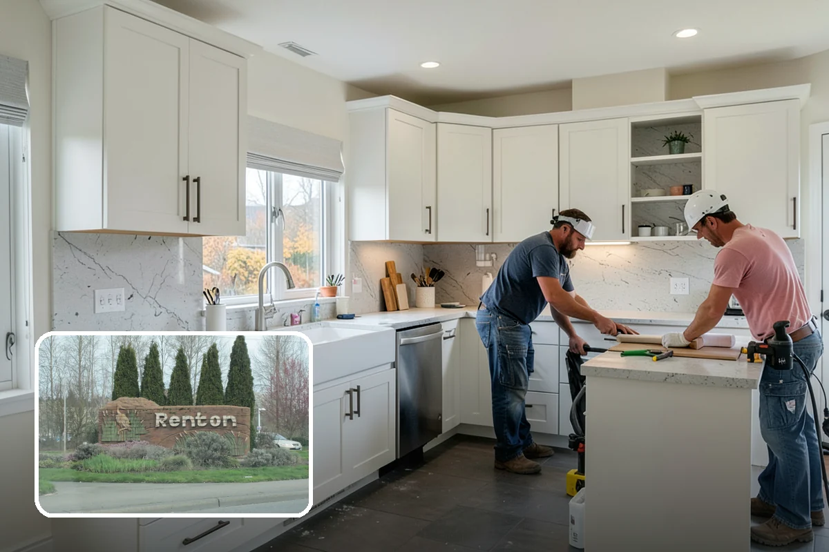 Lazy Susan Installation in Renton, King County, WA - Full access to previously wasted corner space