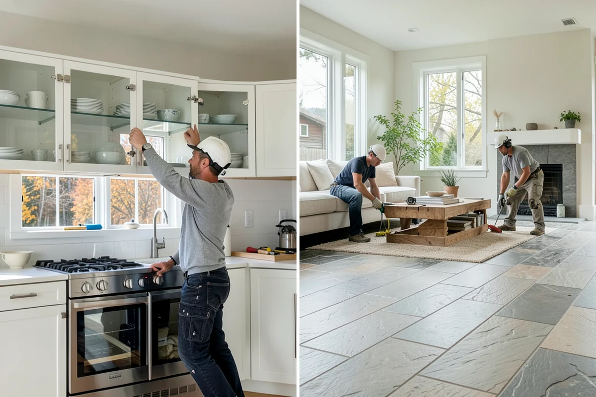 Lazy Susan Installation in Seattle, King County, WA - Evaluate the corner cabinet configuration