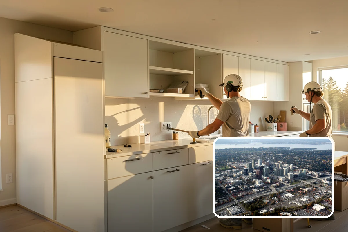 LED Lighting Retrofit in Bellevue, King County, WA - Cuts lighting energy use dramatically