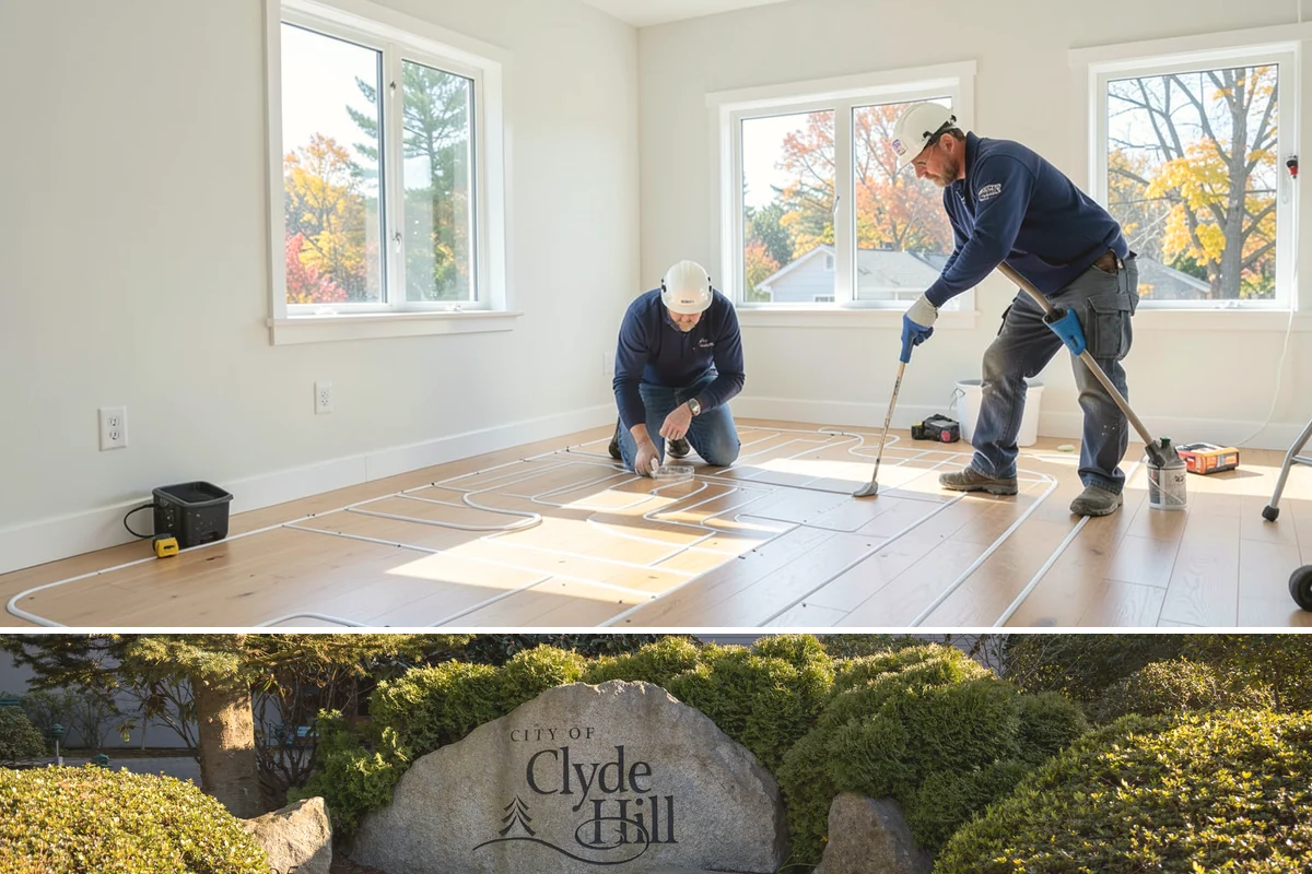 LED Lighting Retrofit in Clyde Hill, King County, WA - Fall is popular as daylight shortens, but retrofits can be done in any season.