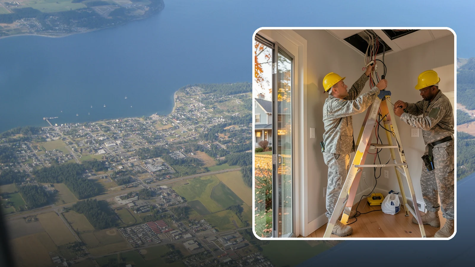LED Lighting Retrofit in Coupeville, Island County, WA - An LED lighting retrofit that slashes electricity use while brightening every room.