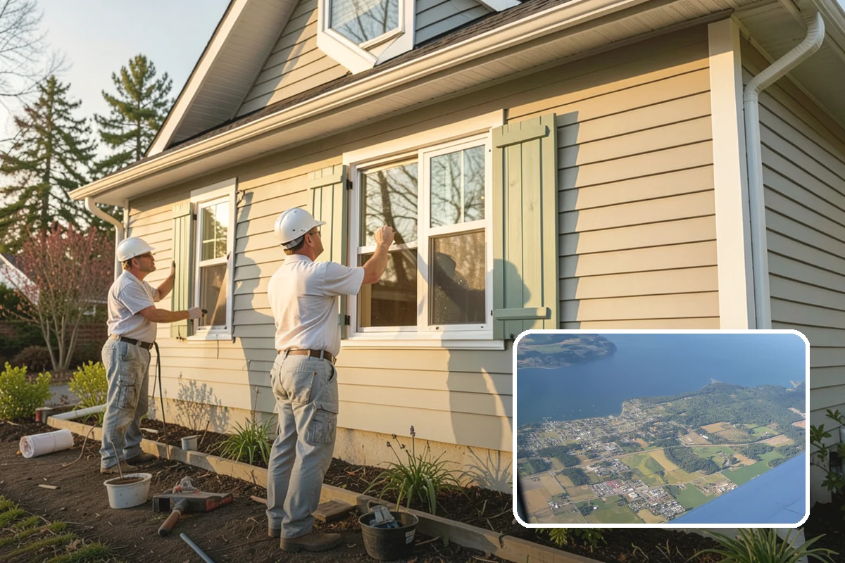 LED Lighting Retrofit in Coupeville, Island County, WA - Cuts lighting energy use dramatically