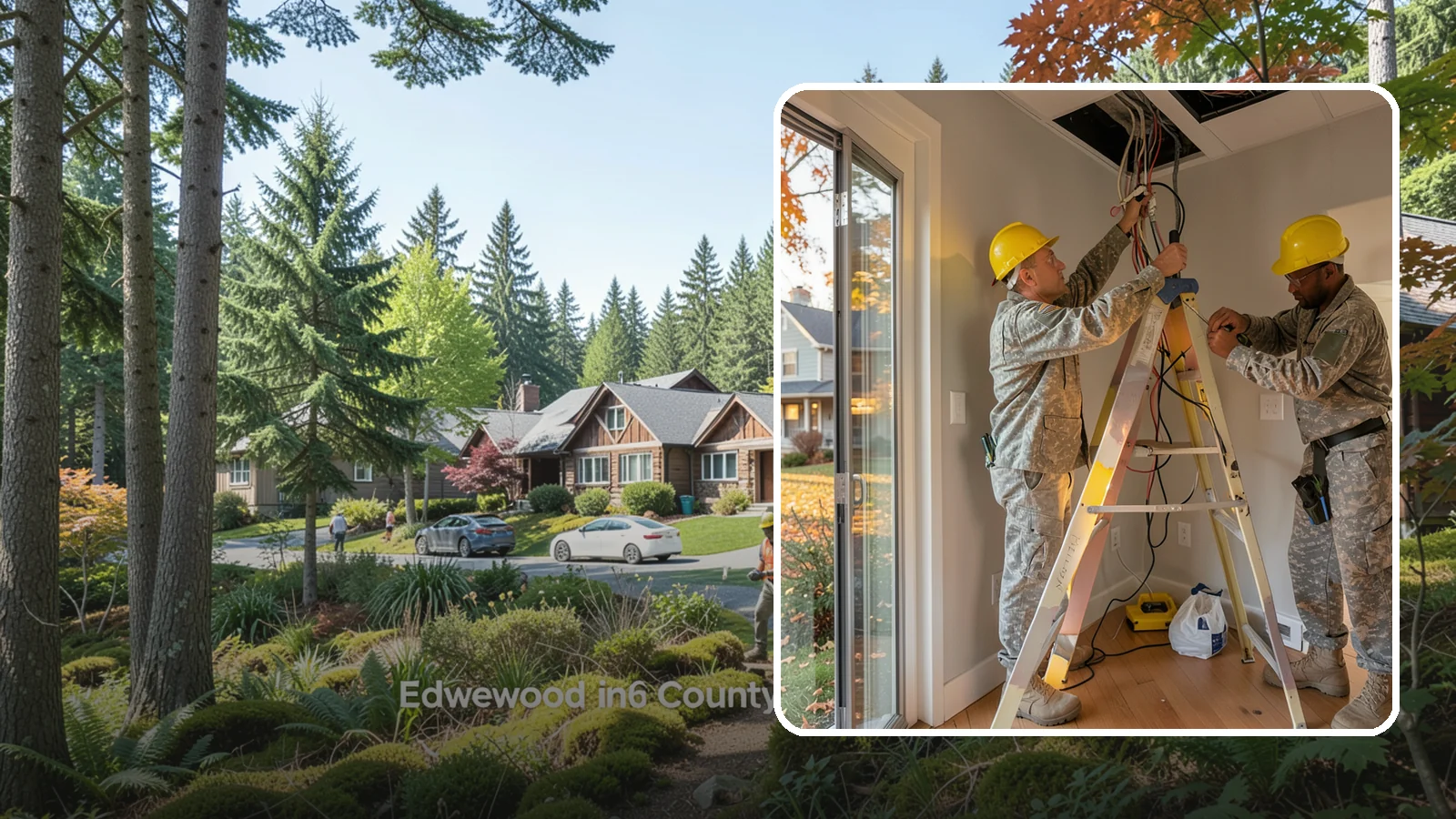 LED Lighting Retrofit in Edgewood, Pierce County, WA - An LED lighting retrofit that slashes electricity use while brightening every room.