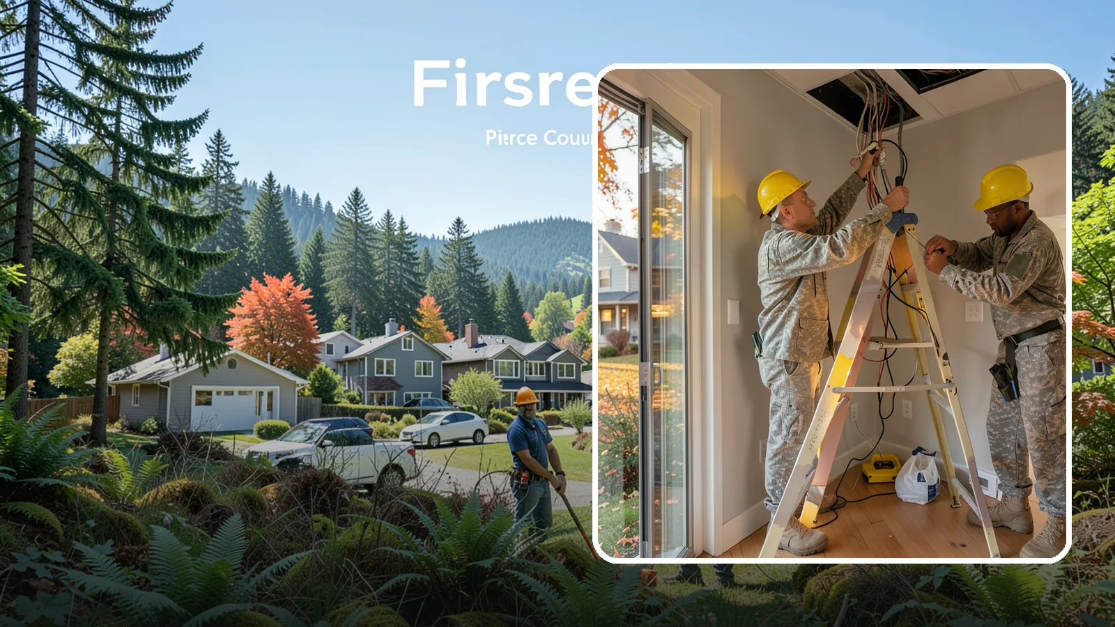 LED Lighting Retrofit in Fircrest, Pierce County, WA - An LED lighting retrofit that slashes electricity use while brightening every room.