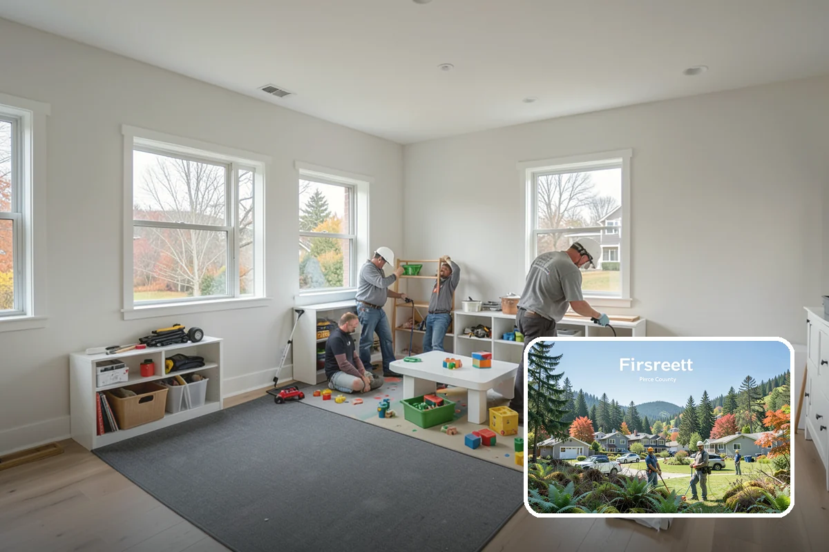 LED Lighting Retrofit in Fircrest, Pierce County, WA - Cuts lighting energy use dramatically