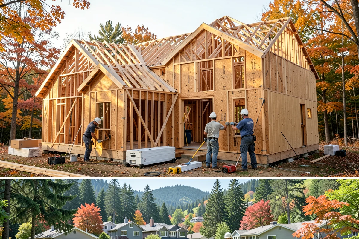 LED Lighting Retrofit in Fircrest, Pierce County, WA - Fall is popular as daylight shortens, but retrofits can be done in any season.