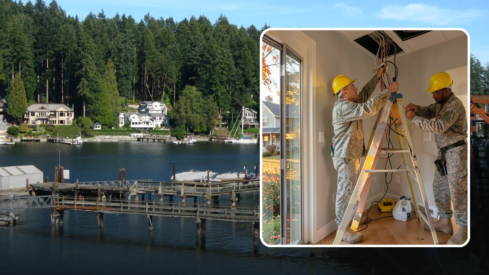 LED Lighting Retrofit in Gig Harbor, Pierce County, WA - An LED lighting retrofit that slashes electricity use while brightening every room.