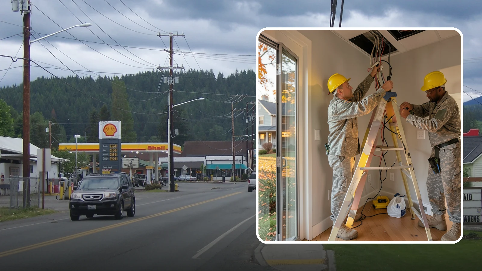 LED Lighting Retrofit in Granite Falls, Snohomish County, WA - An LED lighting retrofit that slashes electricity use while brightening every room.
