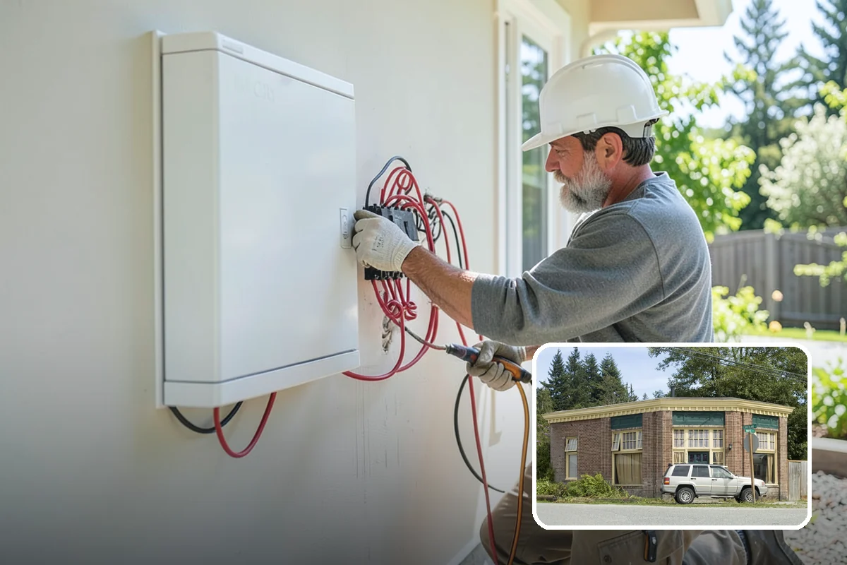 LED Lighting Retrofit in Hamilton, Skagit County, WA - Cuts lighting energy use dramatically