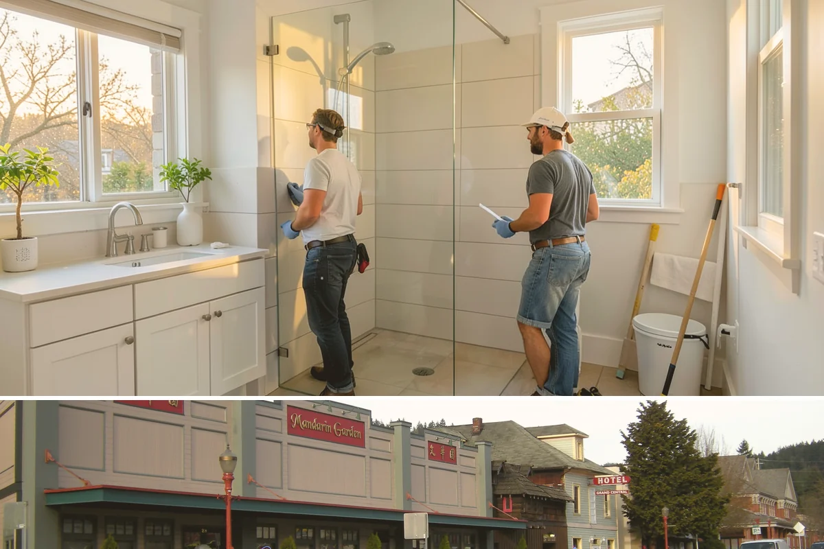 LED Lighting Retrofit in Issaquah, King County, WA - Fall is popular as daylight shortens, but retrofits can be done in any season.