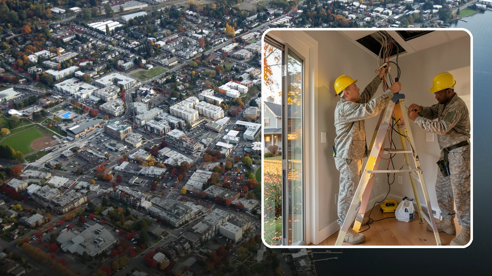 LED Lighting Retrofit in Kirkland, King County, WA - An LED lighting retrofit that slashes electricity use while brightening every room.