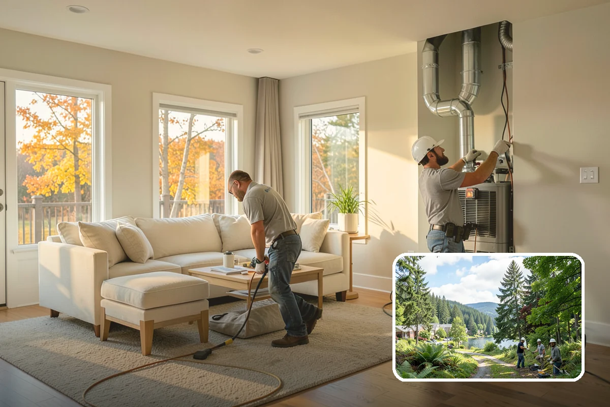 LED Lighting Retrofit in Lake Forest Park, King County, WA - Cuts lighting energy use dramatically