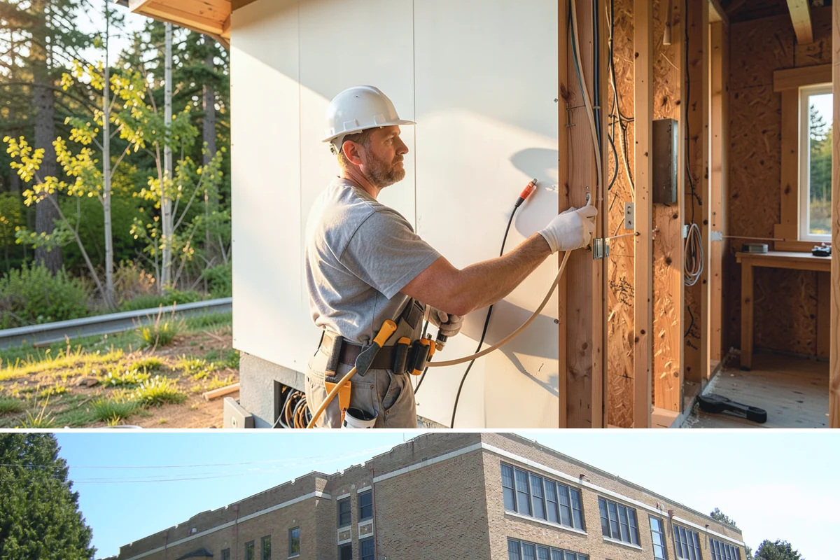 LED Lighting Retrofit in Maple Valley, King County, WA - Fall is popular as daylight shortens, but retrofits can be done in any season.