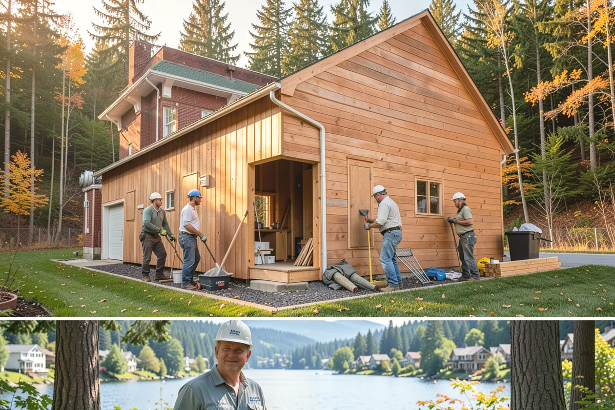 LED Lighting Retrofit in Milton, King County, WA - Fall is popular as daylight shortens, but retrofits can be done in any season.