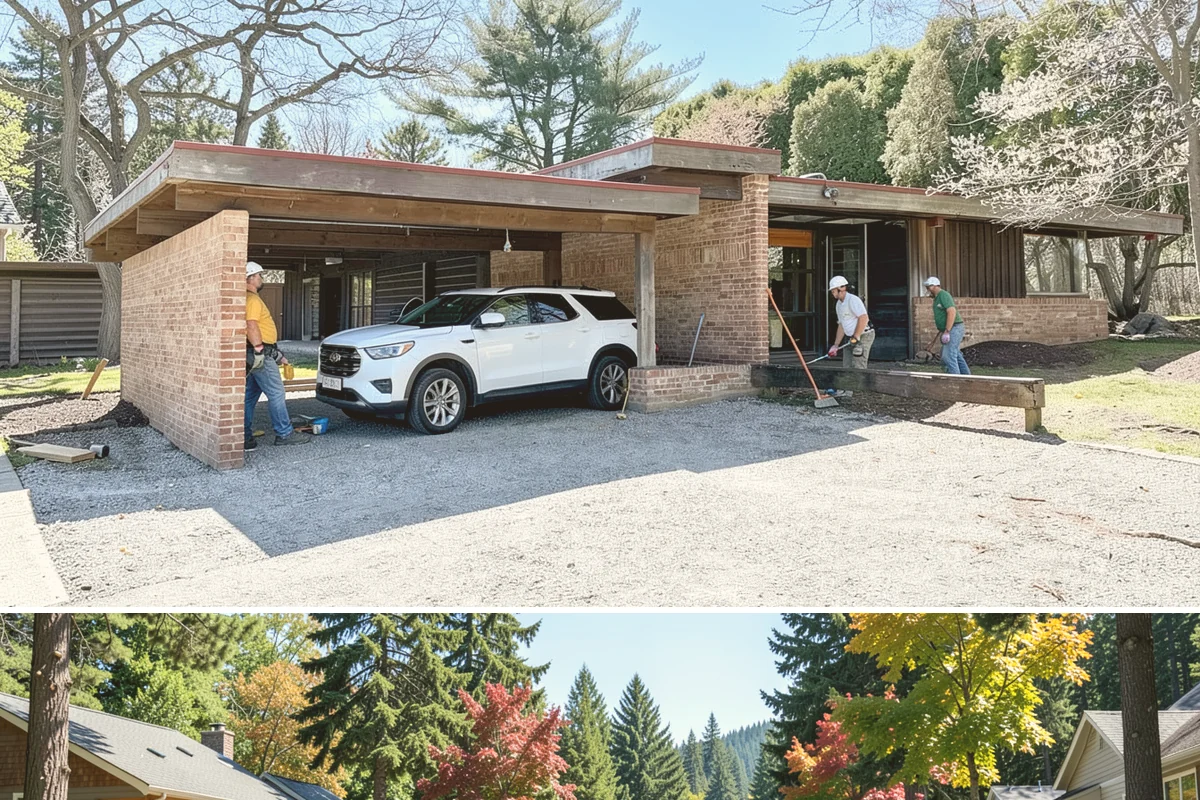 LED Lighting Retrofit in Orting, Pierce County, WA - Fall is popular as daylight shortens, but retrofits can be done in any season.