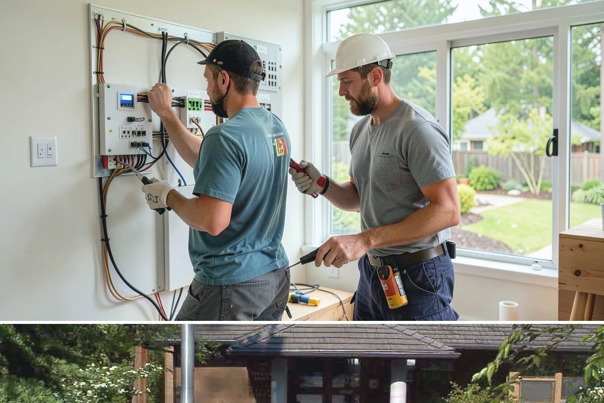 LED Lighting Retrofit in Yarrow Point, King County, WA - Fall is popular as daylight shortens, but retrofits can be done in any season.