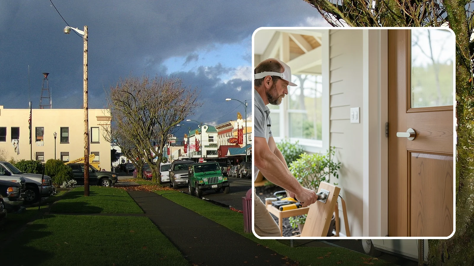 Lever Door Handle Installation in Arlington, Snohomish County, WA - We swap knobs for lever handles that open easily for arthritic hands and limited grip strength.