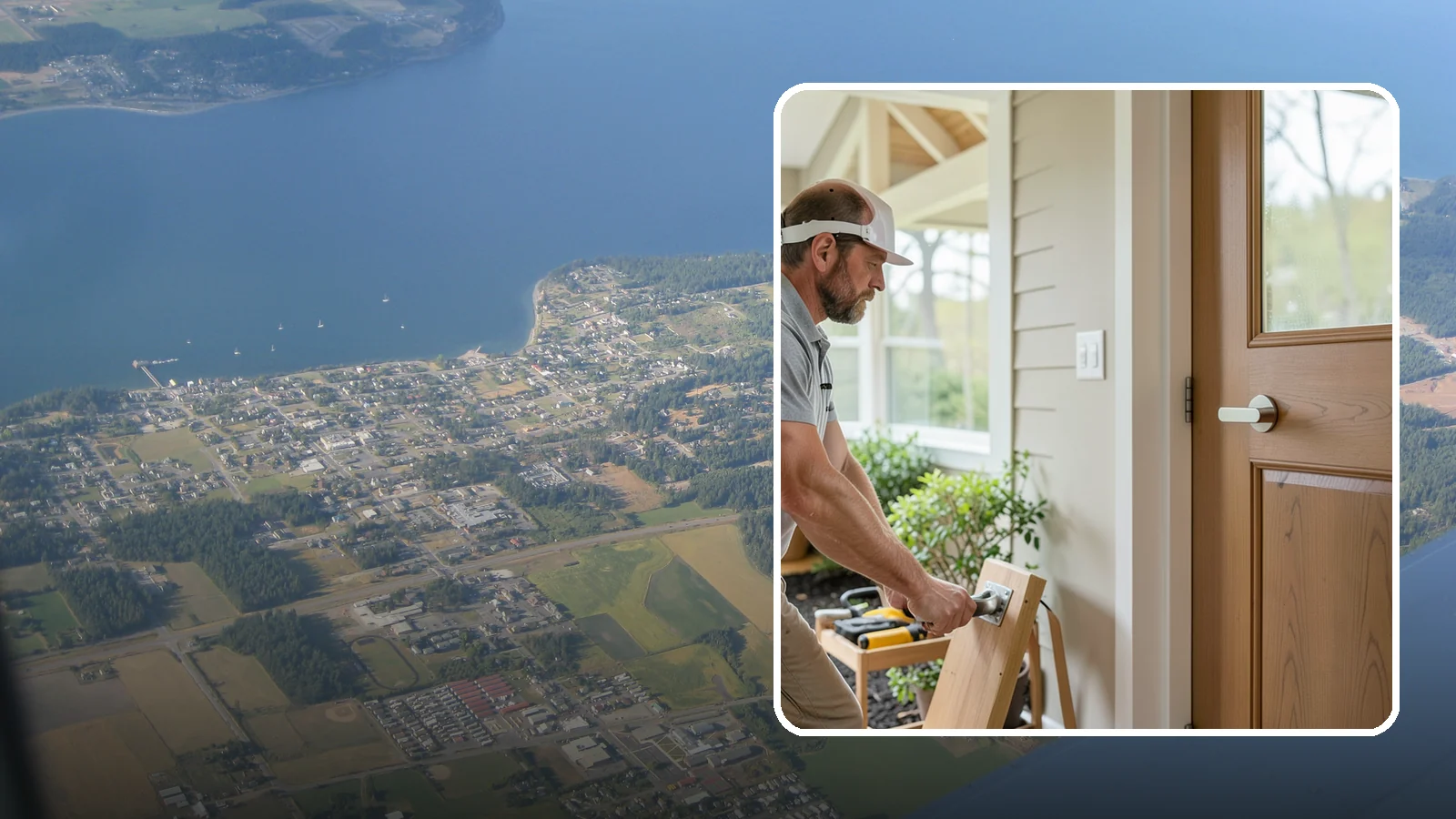 Lever Door Handle Installation in Coupeville, Island County, WA - We swap knobs for lever handles that open easily for arthritic hands and limited grip strength.