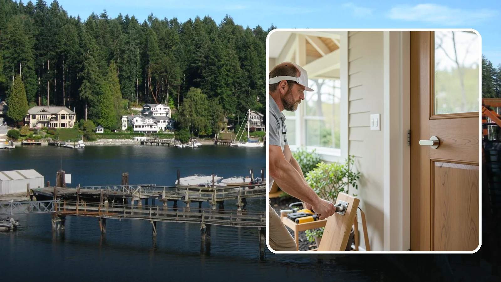 Lever Door Handle Installation in Gig Harbor, Pierce County, WA - We swap knobs for lever handles that open easily for arthritic hands and limited grip strength.