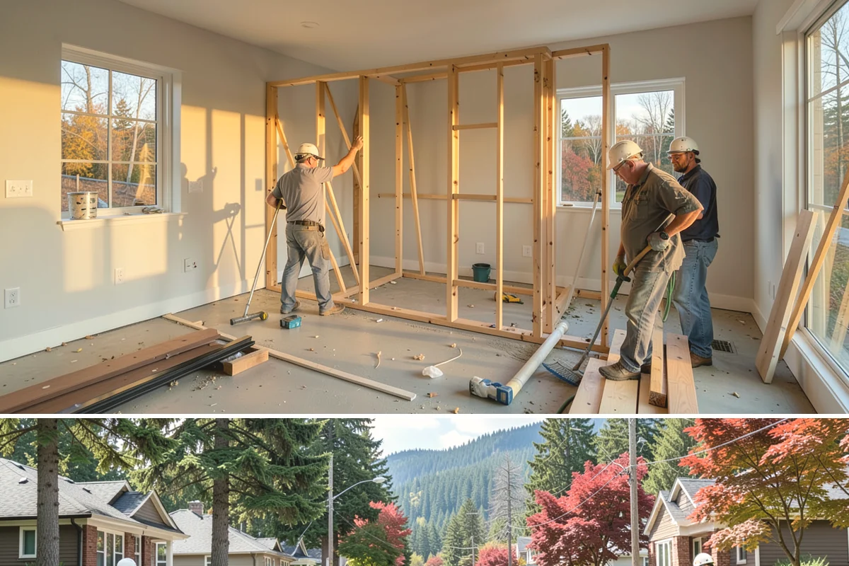Lever Door Handle Installation in Hunts Point, King County, WA - Lever handle upgrades are quick indoor work suitable for any time of year.