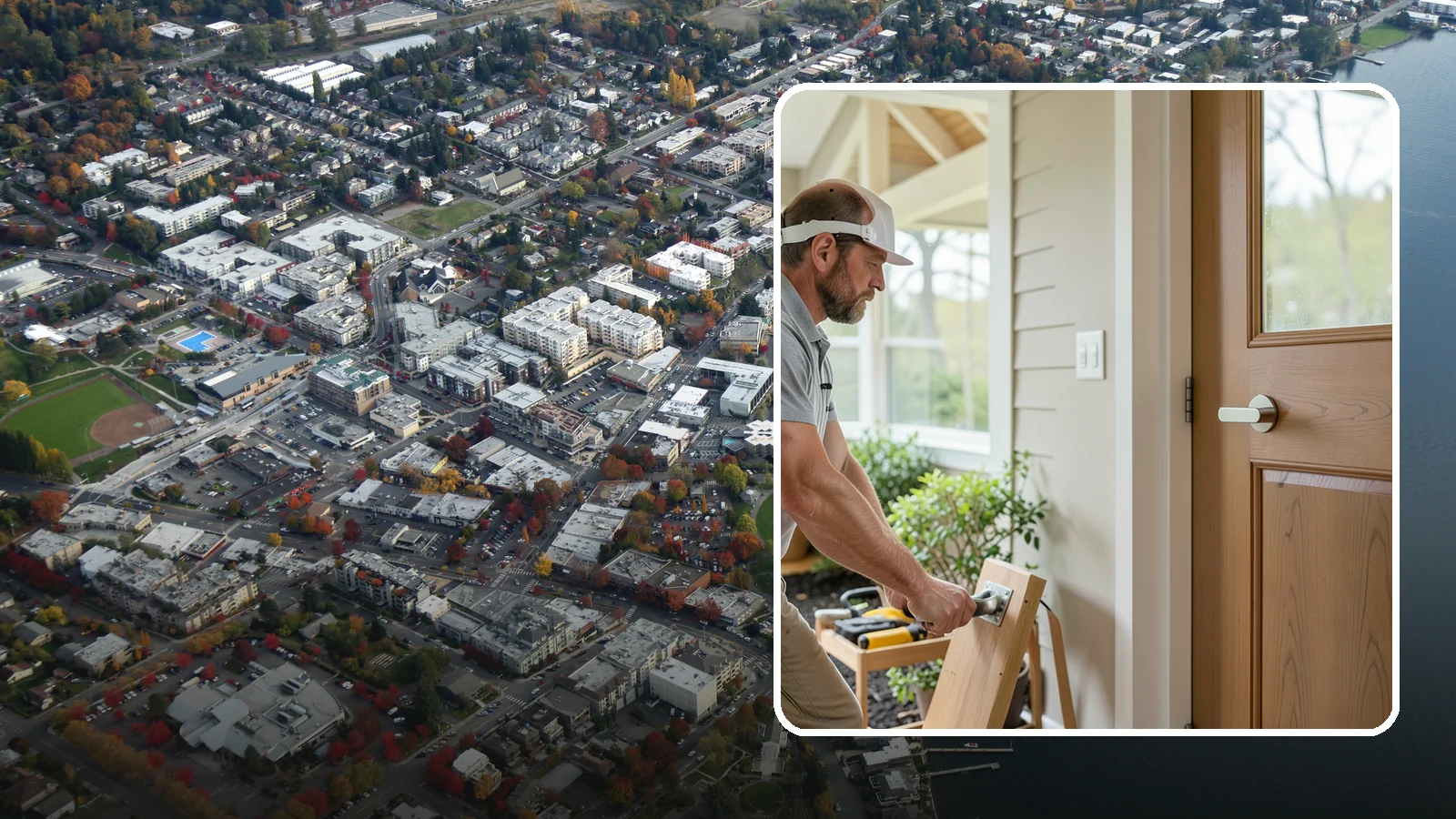Lever Door Handle Installation in Kirkland, King County, WA - We swap knobs for lever handles that open easily for arthritic hands and limited grip strength.