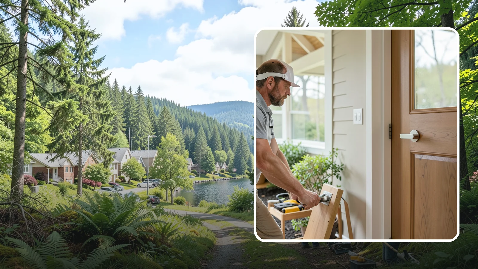 Lever Door Handle Installation in Lake Forest Park, King County, WA - We swap knobs for lever handles that open easily for arthritic hands and limited grip strength.
