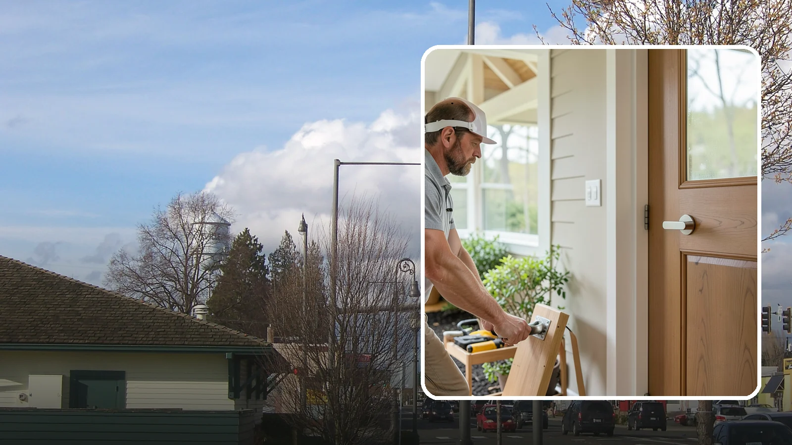 Lever Door Handle Installation in Marysville, Snohomish County, WA - We swap knobs for lever handles that open easily for arthritic hands and limited grip strength.