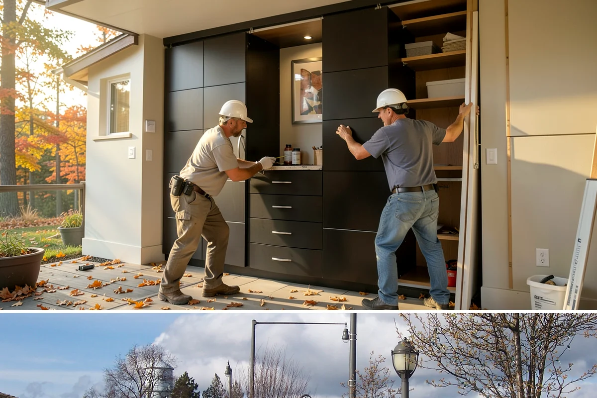 Lever Door Handle Installation in Marysville, Snohomish County, WA - Lever handle upgrades are quick indoor work suitable for any time of year.