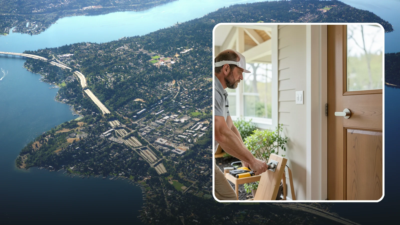 Lever Door Handle Installation in Mercer Island, King County, WA - We swap knobs for lever handles that open easily for arthritic hands and limited grip strength.