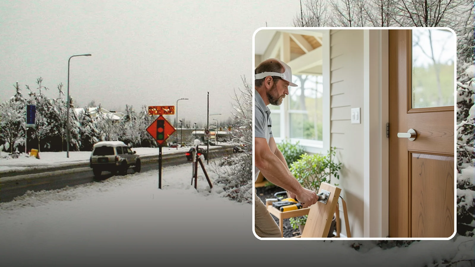 Lever Door Handle Installation in Newcastle, King County, WA - We swap knobs for lever handles that open easily for arthritic hands and limited grip strength.