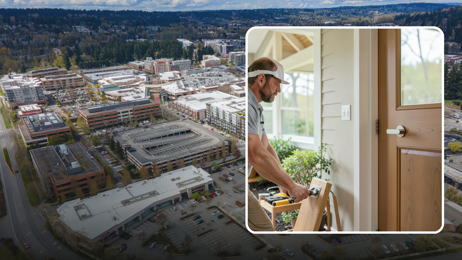 Lever Door Handle Installation in Redmond, King County, WA - We swap knobs for lever handles that open easily for arthritic hands and limited grip strength.