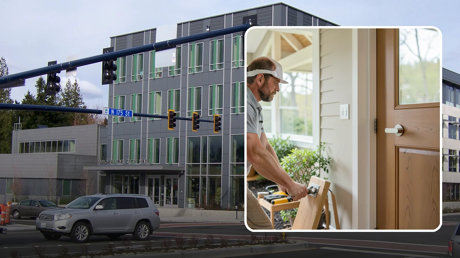 Lever Door Handle Installation in Shoreline, King County, WA - We swap knobs for lever handles that open easily for arthritic hands and limited grip strength.